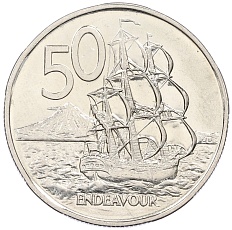 50 центов 1970 года Новая Зеландия — Фото №1