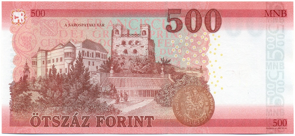 500 форинтов 2018 года Венгрия — Фото №2