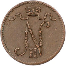 1 пенни 1912 года Русская Финляндия — Фото №2