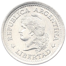 1 сентаво 1971 года Аргентина — Фото №2