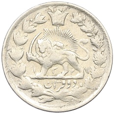 2000 динаров 1909 года (AH 1327) Иран — Фото №1