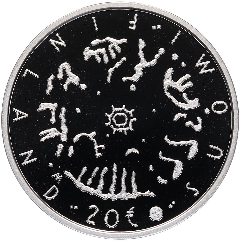 20 евро 2014 года Финляндия «Грамотность» — Фото №1