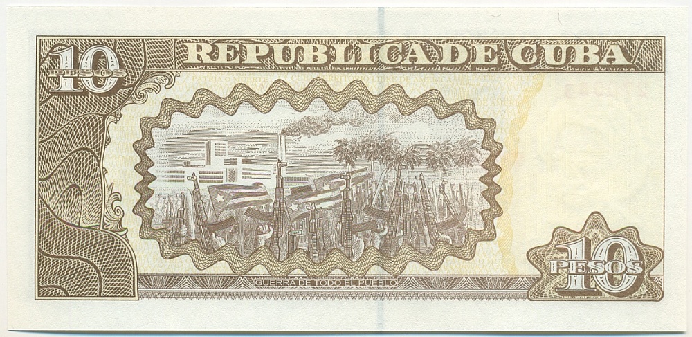 10 песо 2020 года Куба — Фото №2