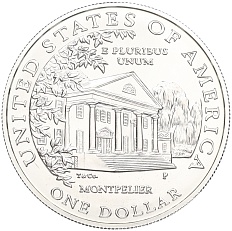1 доллар 1999 года Р США «Долли Мэдисон» — Фото №2