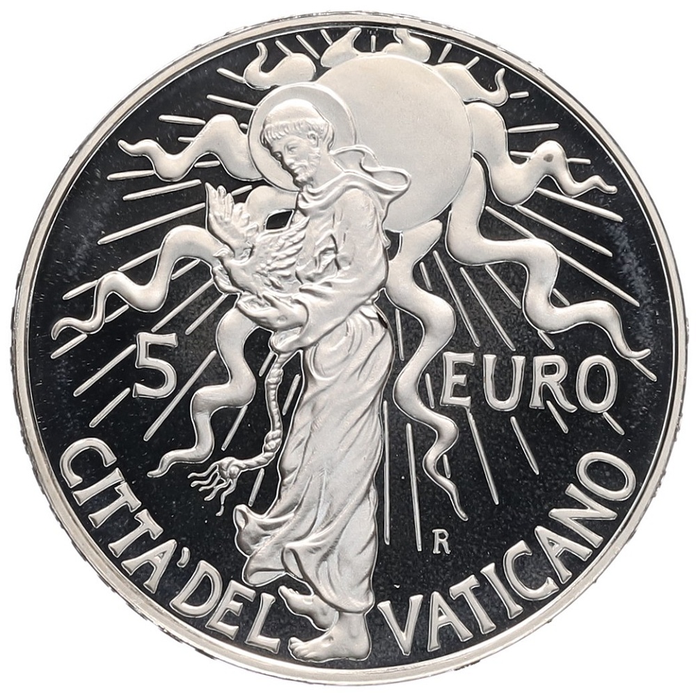 5 евро 2007 года Ватикан «Всемирный день мира» — Фото №1