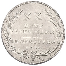 1/2 талера (1 гульден) 1809 года Рейнский союз (Регенсбург) Карл Теодор Дальбергский — Фото №2