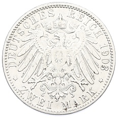 2 марки 1903 года Германия (Бавария) — Фото №2