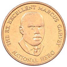 25 центов 1995 года Ямайка — Фото №2