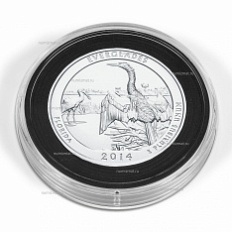 Универсальная капсула для монет Ø 53-101 мм, LEUCHTTURM, 347616 — Фото №1