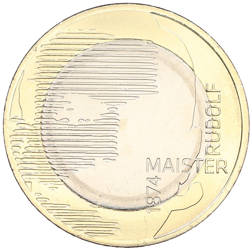 3 евро 2024 года Словения «150 лет со дня рождения Рудольфа Майстера» — Фото №1