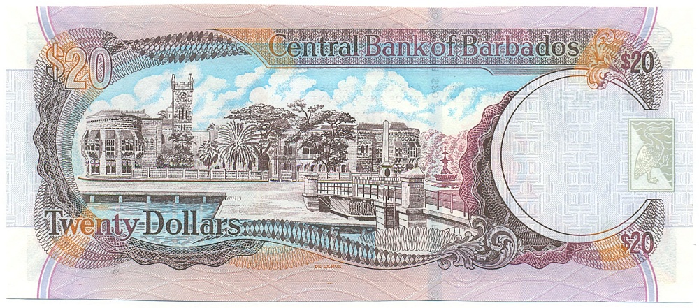 20 долларов 2007 года Барбадос — Фото №2