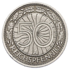 50 рейхспфеннигов 1931 года A Германия — Фото №2