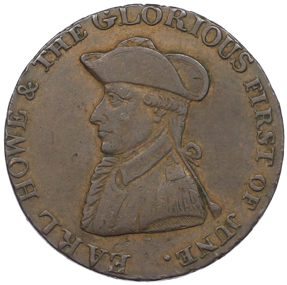 Токен 1/2 пенни 1794 года Великобритания — Хэмпшир (Питер Кемпсон) — Фото №2