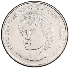 1 новый крузадо 1989 года Бразилия «100 лет Республике» — Фото №1