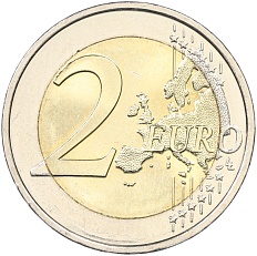 2 евро 2024 года Франция «XXXIII летние Олимпийские игры в Париже 2024 года — Эйфелева башня» — Фото №2