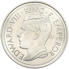 1 крона 1936 года Бирма — Эдуард VIII (Unsusual) — Фото №2