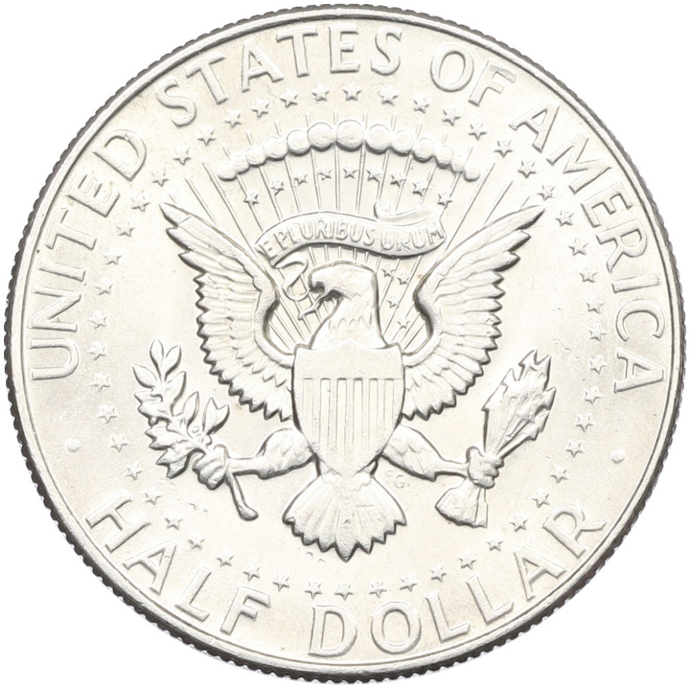 1/2 доллара (50 центов) 1968 года D США — Фото №2