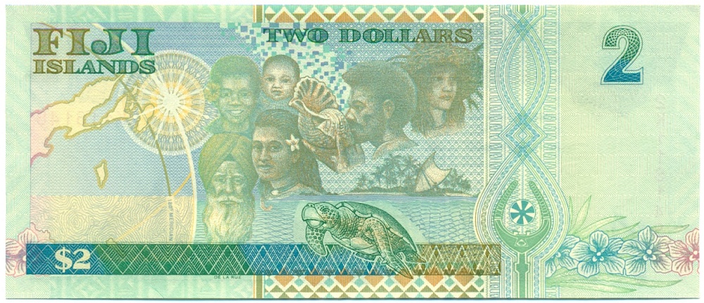 2 доллара 2000 года Фиджи — Фото №2