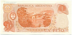 1 песо 1972 года Аргентина — Фото №2