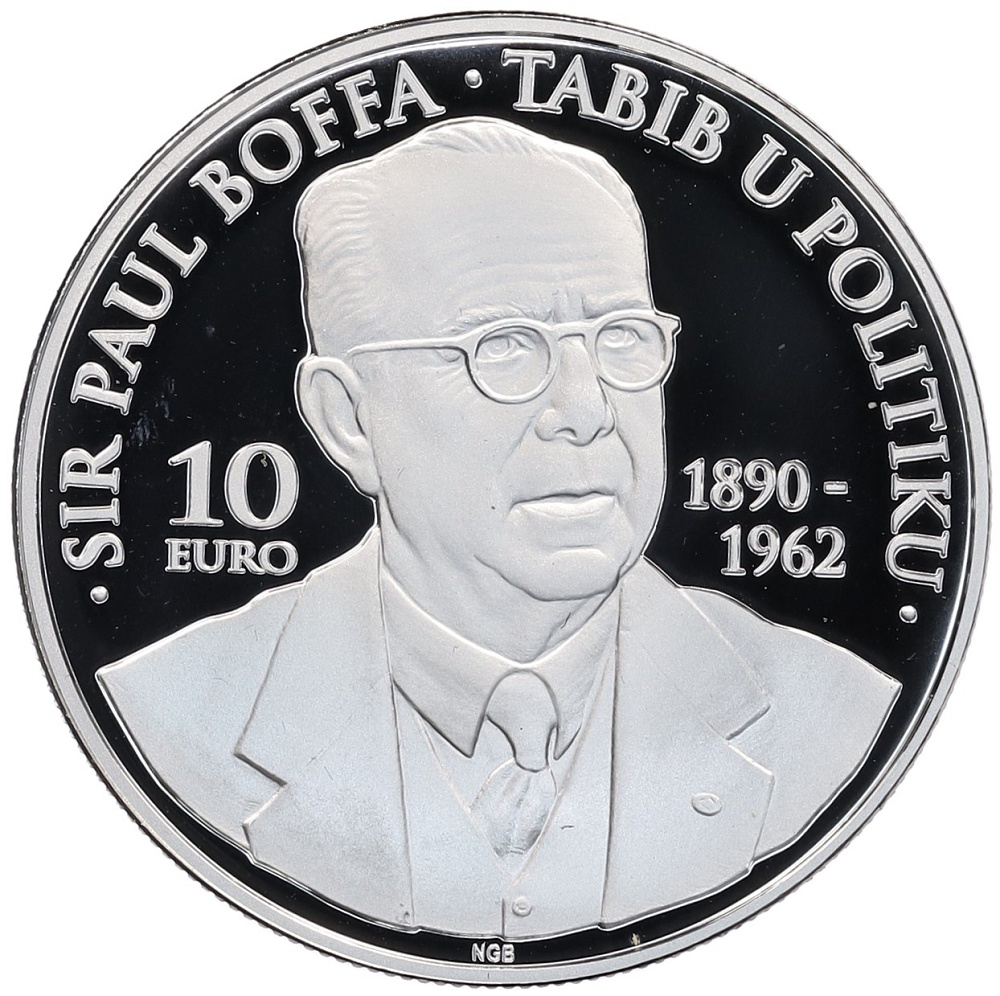 10 евро 2013 года Мальта «Сэр Пол Боффа» — Фото №1