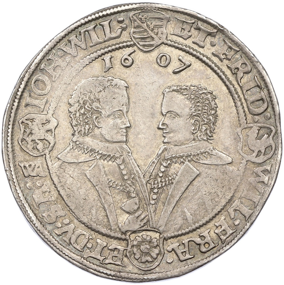 1 талер 1607 года Саксен-Альтенбург — Фото №1