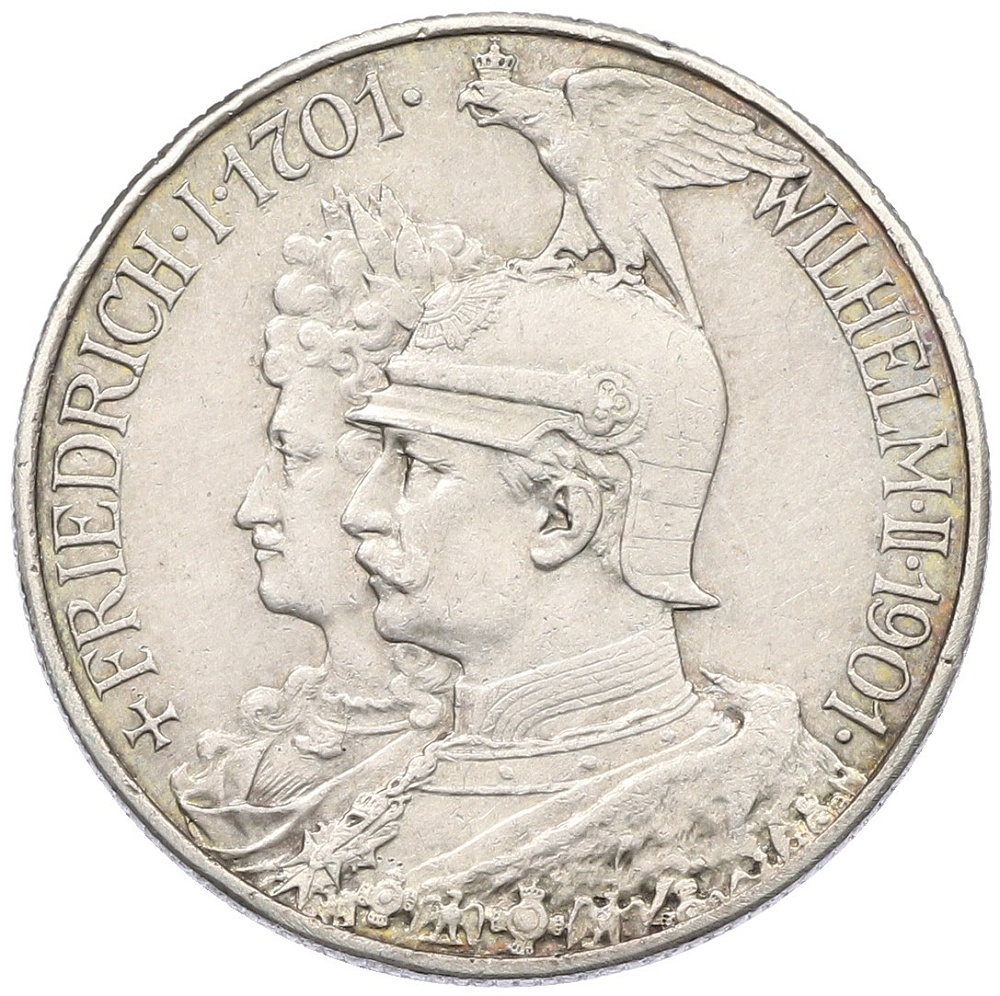 2 марки 1901 года Германия (Пруссия) «200-летие Пруссии» — Фото №1