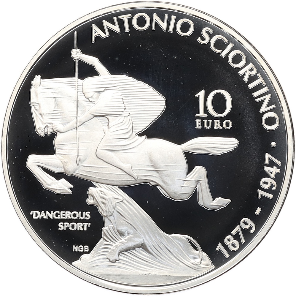 10 евро 2016 года Мальта «Антонио Шортино» — Фото №1
