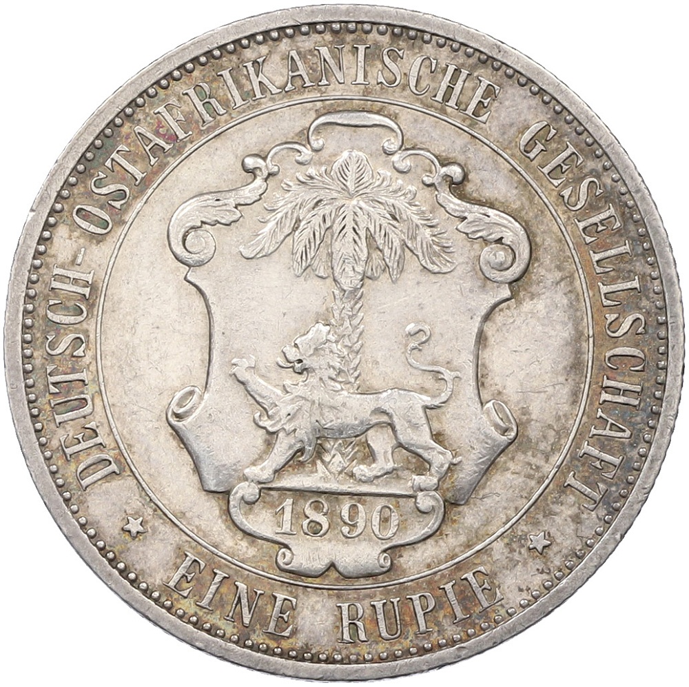 1 рупия 1890 года Германская Восточная Африка — Фото №1