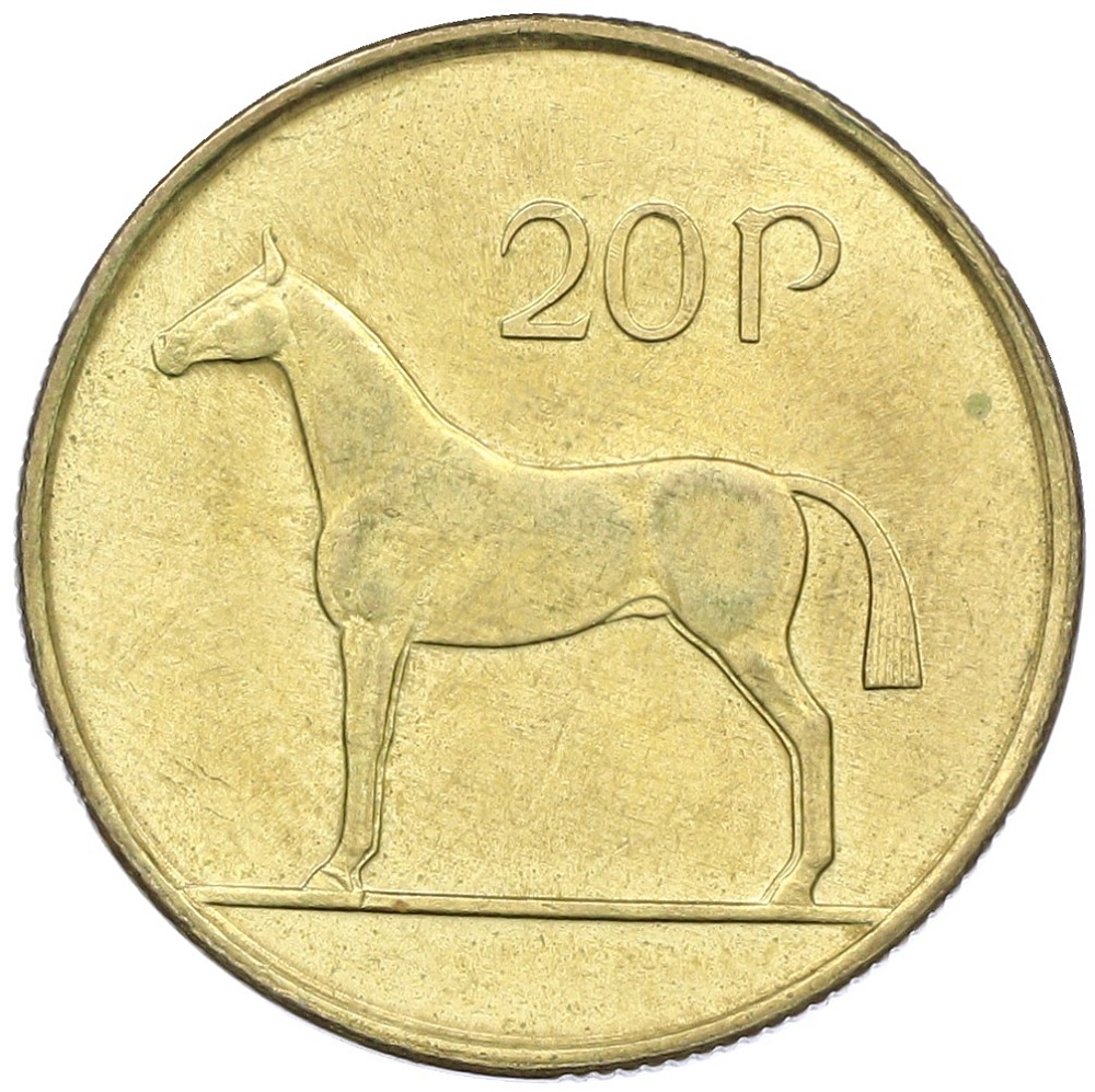 20 пенсов 2000 года Ирландия — Фото №1