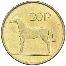 20 пенсов 2000 года Ирландия — Фото №1