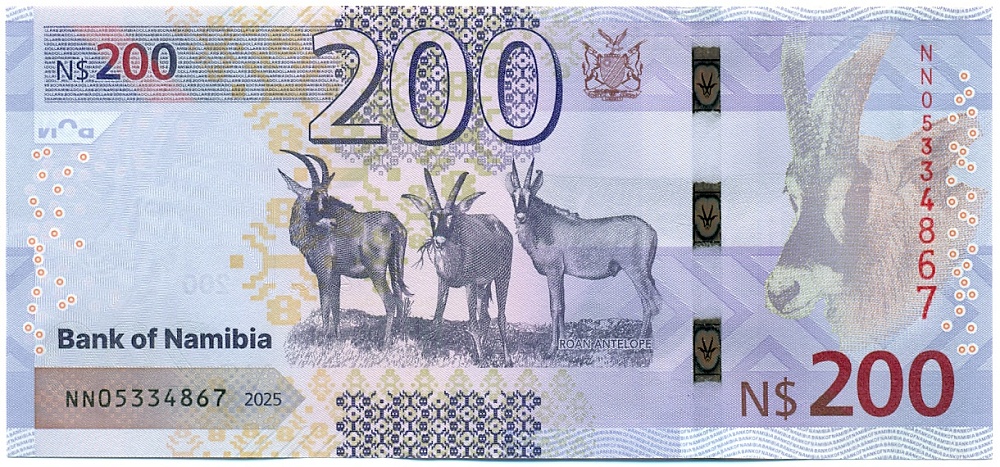 200 долларов 2025 года Намибия — Фото №2