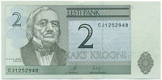 2 кроны 2007 года Эстония — Фото №1