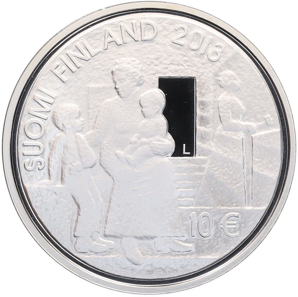 10 евро 2013 года Финляндия «150 лет со дня рождения Софии Маннергейм» — Фото №2