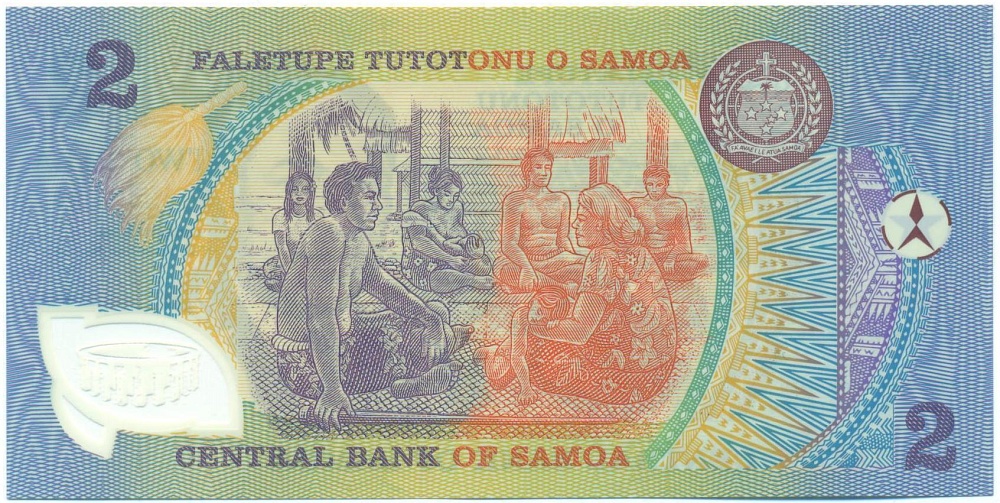 2 тала 1990 года Самоа — Фото №2
