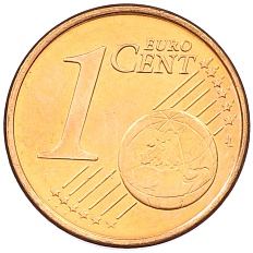 1 евроцент 2002 года Ирландия — Фото №2