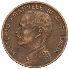 2 чентезимо 1911 года Италия — Фото №2