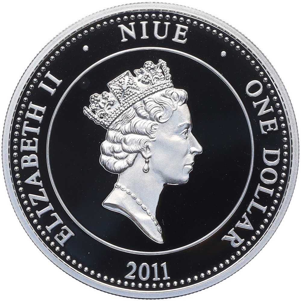 1 доллар 2011 года Ниуэ «Белгород» — Фото №2