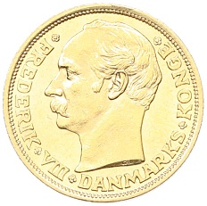 10 крон 1909 года Дания — Фото №1