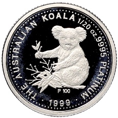 5 долларов 1999 года Австралия «Австралийская коала» — Фото №1