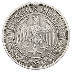 50 рейхспфеннигов 1931 года A Германия — Фото №1