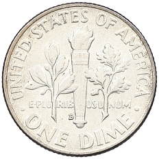 1 дайм (10 центов) 1958 года D США — Фото №2