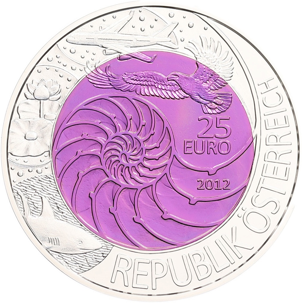 25 евро 2012 года Австрия «Бионик» — Фото №2