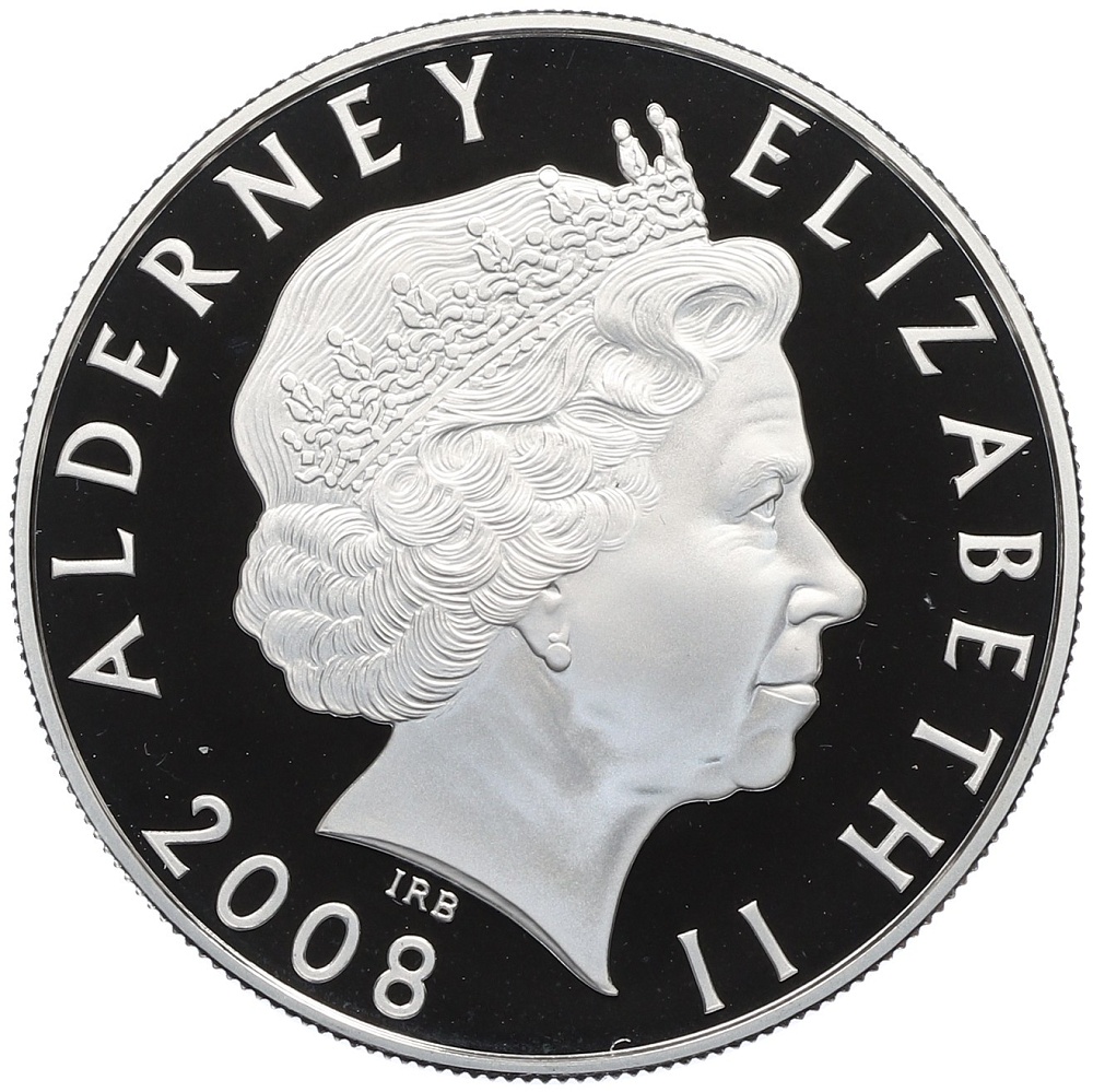 5 фунтов 2008 года Олдерни «90-летие окончания Первой Мировой войны» — Фото №2