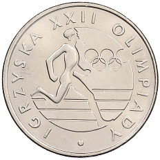 20 злотых 1980 года Польша «XXII летние Олимпийские Игры 1980 в Москве» — Фото №1