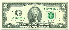 2 доллара 2009 года США — Фото №1