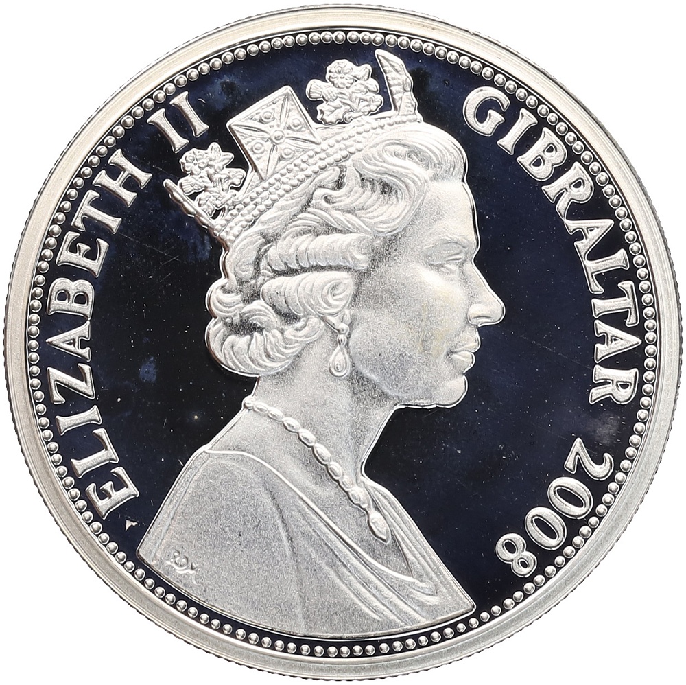 5 фунтов 2008 года Гибралтар «Век Империй» — Фото №2