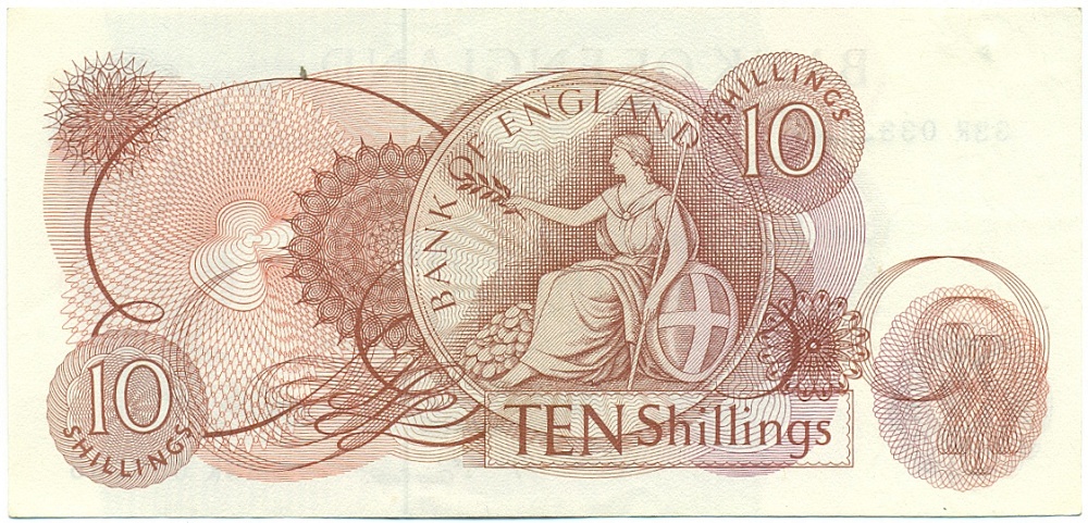 10 шиллингов 1966 года Великобритания (Банк Англии) — Фото №2