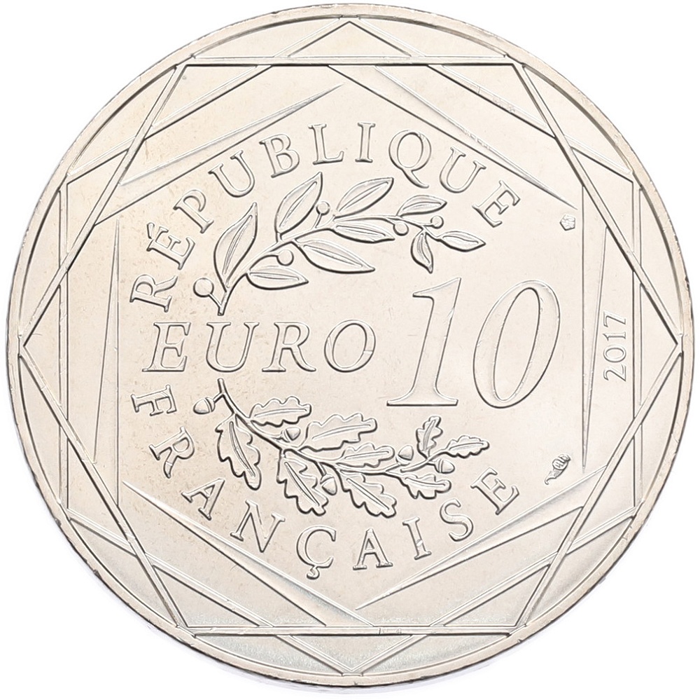 10 евро 2017 года Франция «Франция Жана-Поля Готье — Эльзас» — Фото №2