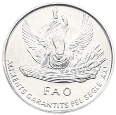 1 сентим 1999 года Андорра «ФАО» — Фото №1