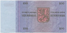 100 марок 1976 года Финляндия — Фото №2